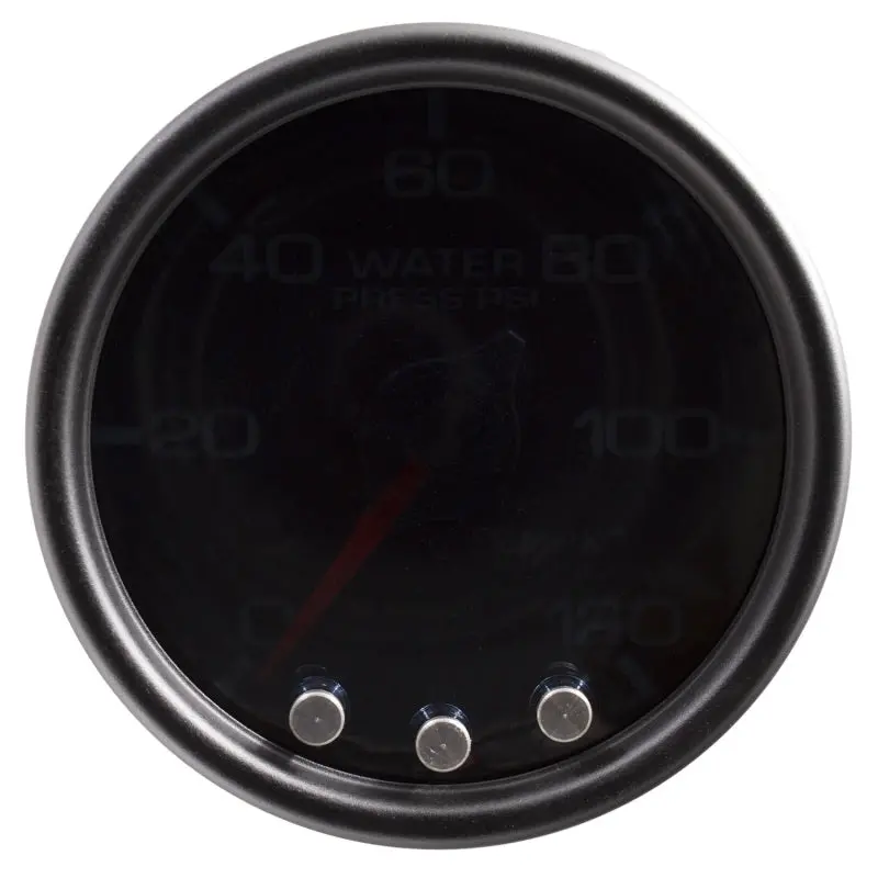 Autometer Spek-Pro Gauge Water Press 2 1/16In 120Psi Stepper Motor W/Peak & Warn Blk/Smoke/Blk 1