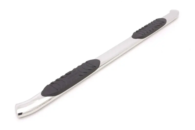 Lund 01-13 Chevy Silverado 1500 Crew Cab 5In. Curved Oval Ss Nerf Bars - Polished 1