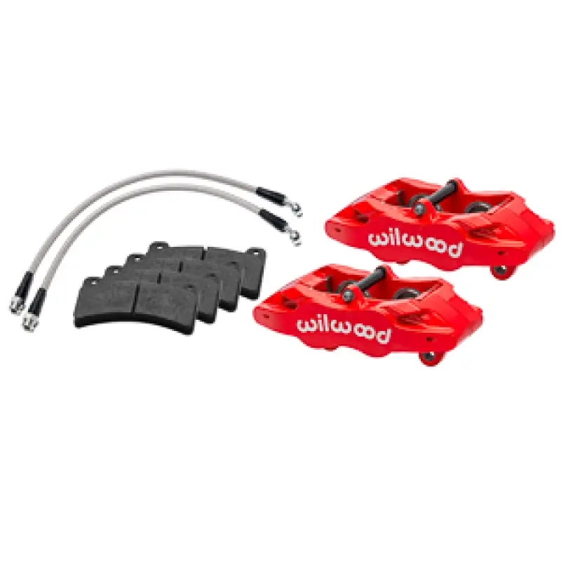 Wilwood 05-13 Corvette C6 Base Models Dpc56 Rear Caliper Kit - Red 1