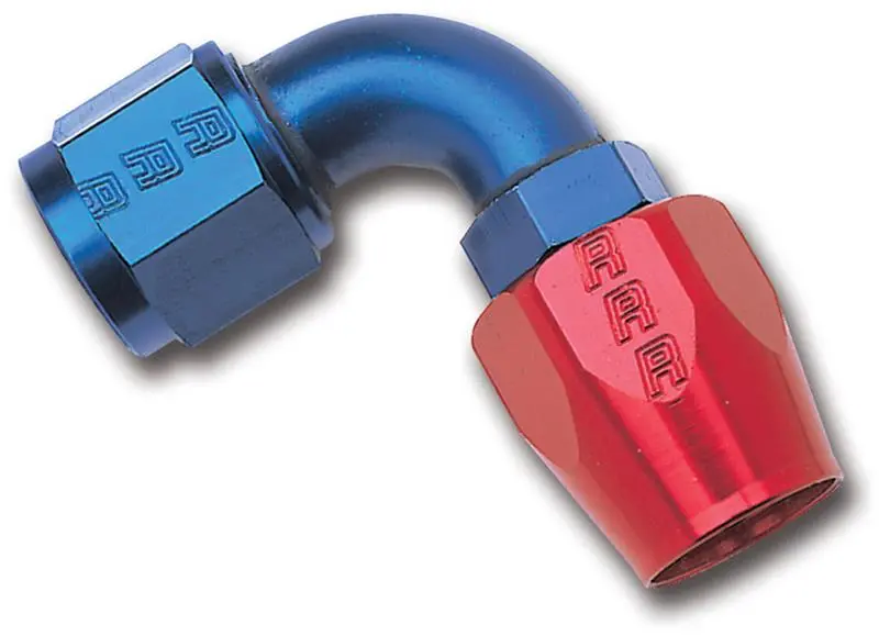 Russell Performance -8 An Red/Blue 90 Degree Full Flow Hose End 1