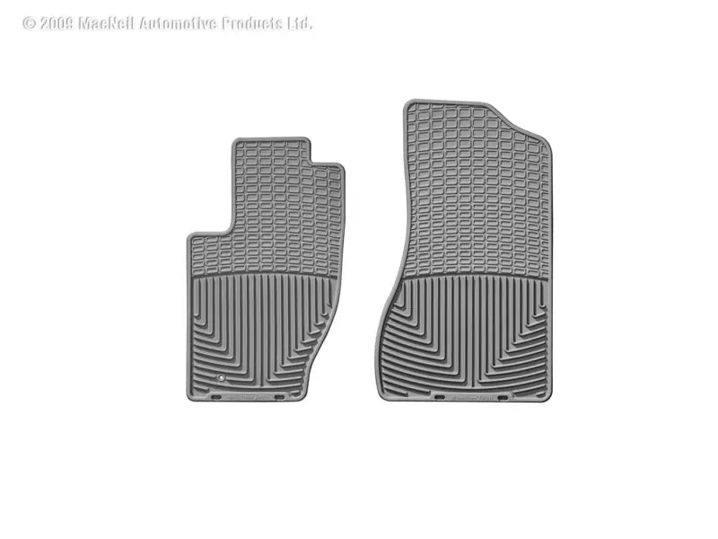 Weathertech 99-04 Jeep Grand Cherokee Front Rubber Mats - Grey 1