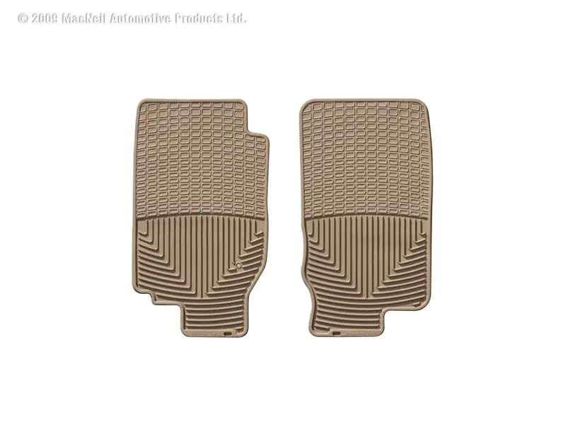 Weathertech 02-05 Ford Explorer Front Rubber Mats - Tan 1