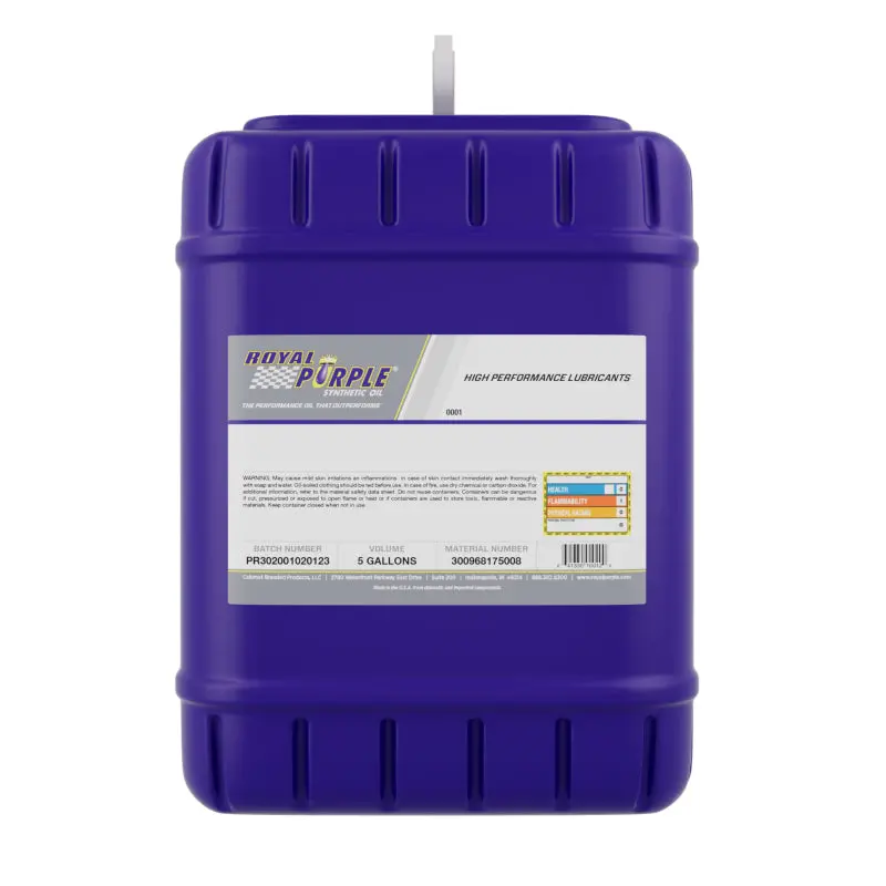 Royal Purple Hps Synthetic High Performance Street 10W40 Motor Oil - 5 Gallon 1
