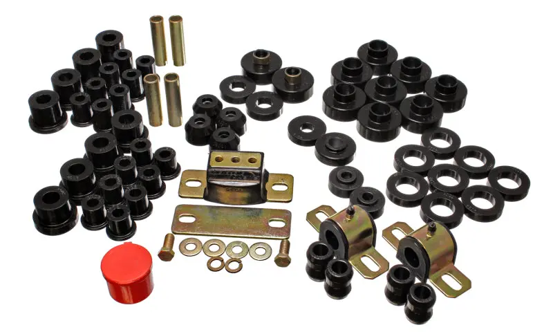 Energy Suspension 76-79 Jeep Cj/Cj7 Black Hyper-Flex Master Bushing Set 1