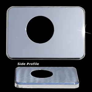 Upr 2005-2010 Brake Reservoir Cover Smooth - Polished 1