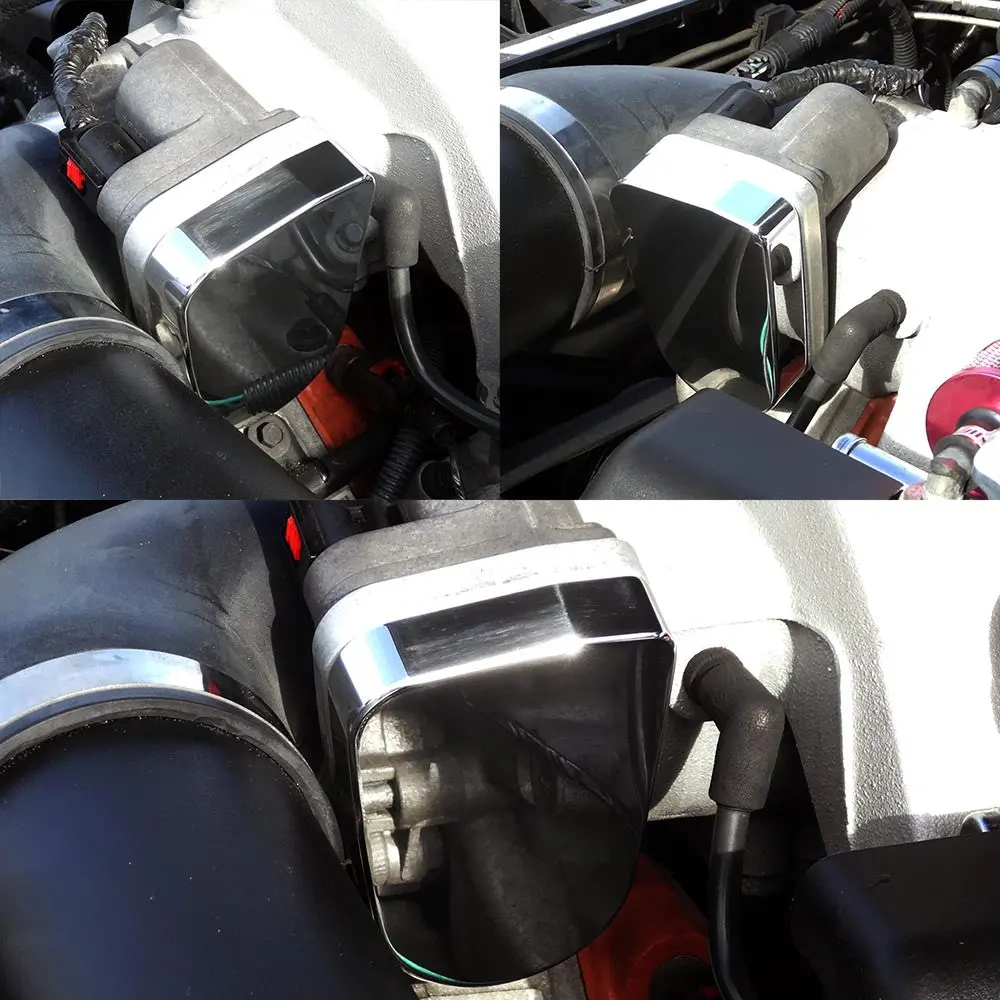 Upr 2005-2012 Dodge Throttle Body Cover - Satin 1