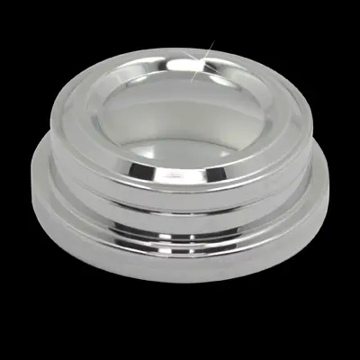 Upr 2005-2014 Ford Mustang Brake Fluid Cap Cover Dress Up - Polished 1