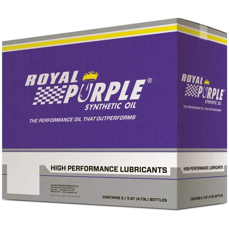 Royal Purple Hmx Premium Synthetic High Mileage 10W-30 Motor Oil - 5 Quart 1