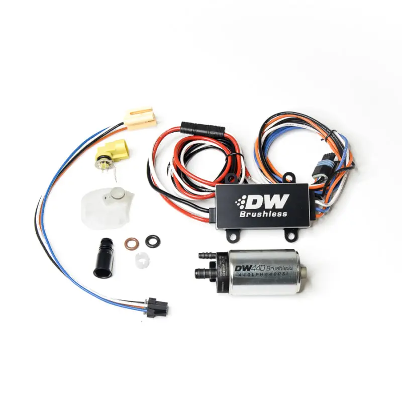 Deatschwerks Dw440 440Lph Brushless Fuel Pump Single/Dual Controller W/ Install Kit 08-14 Subaru Wrx 1