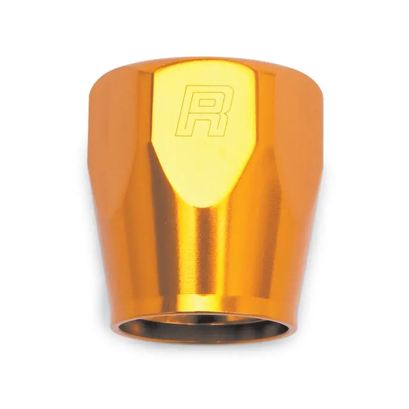 Russell Performance 2-Piece -8 An Anodized Full Flow Swivel Hose End Sockets (Qty 2) - Orange 1