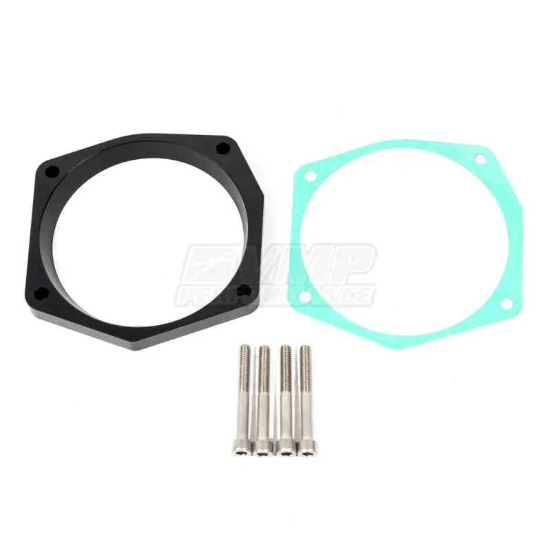 Vmp Performance 105Mm Throttle Body Adapter Plate Kit - Black Anodized 1