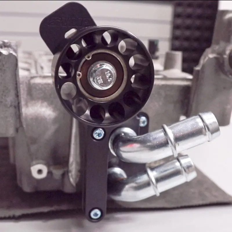 Vmp Performance 07-14 Ford Shelby Gt500 Coolant Manifold W/ Aux Idler 3/4In Flow Tubes 1