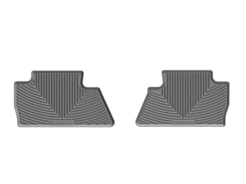 Weathertech 14+ Chevrolet Silverado Rear Rubber Mats - Black 1