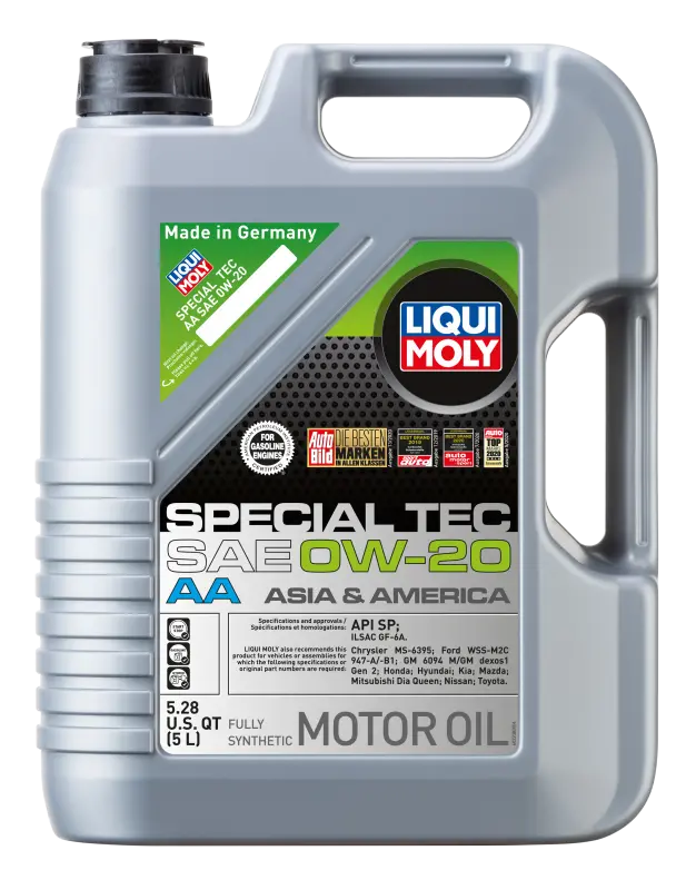 Liqui Moly 5L Special Tec Aa Motor Oil Sae 0W20 2