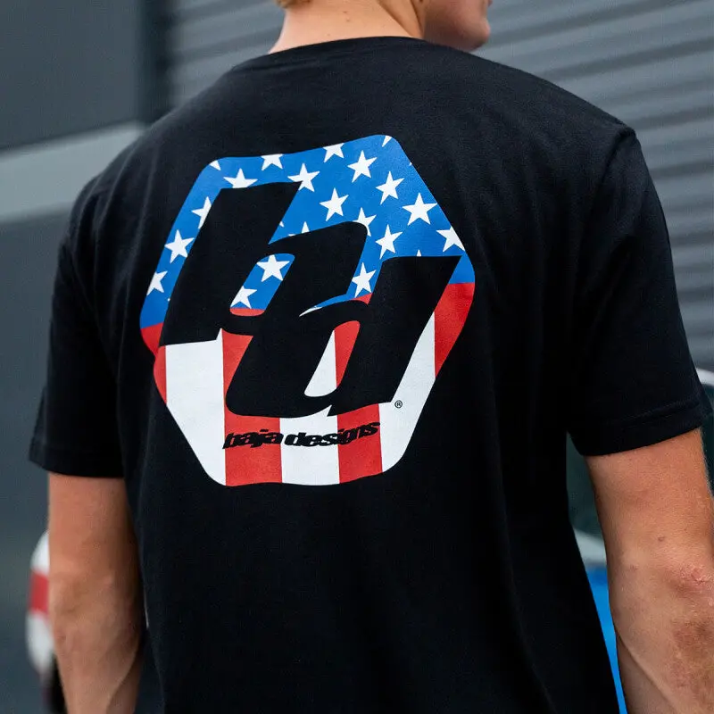 Baja Designs Freedom Mens T-Shirt Universal - Large Black 1