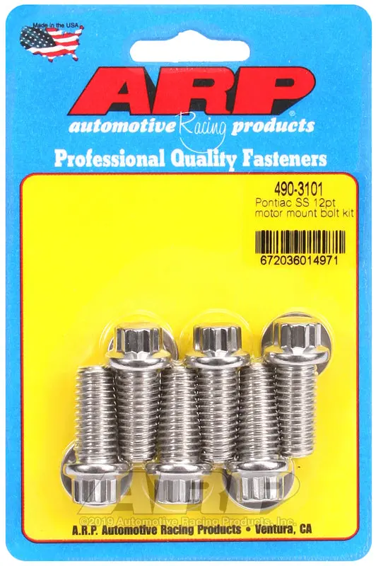 Arp Pontiac Ss 12Pt Motor Mount Bolt Kit 1