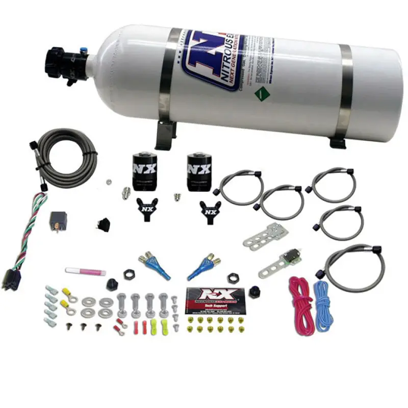 Nitrous Express Bmw Efi All Dual Nozzle Nitrous Kit (50-300 Hp) W/15Lb Bottle 1