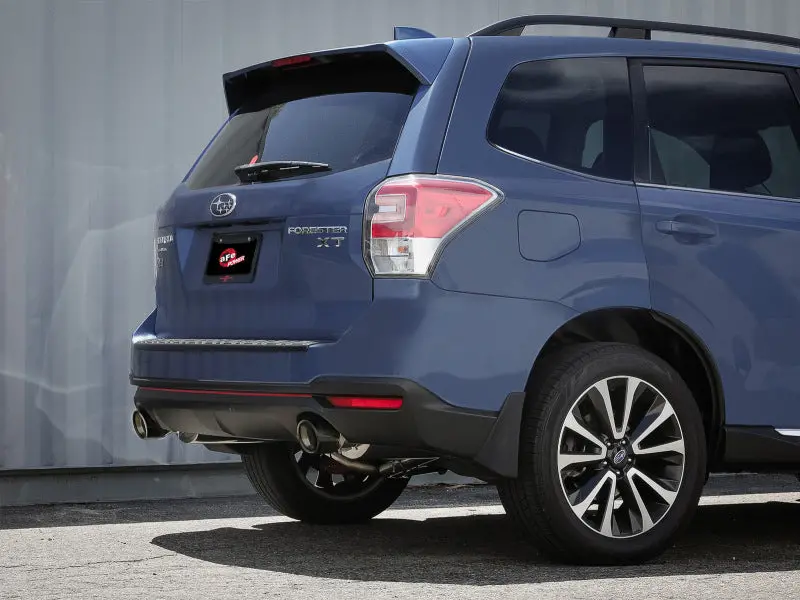 Afe Subaru Forester Xt 14-18 H4-2.5L (T) Takeda 2-1/2In To 2-1/4In 304 Ss Cat-Back- Black Tip 2