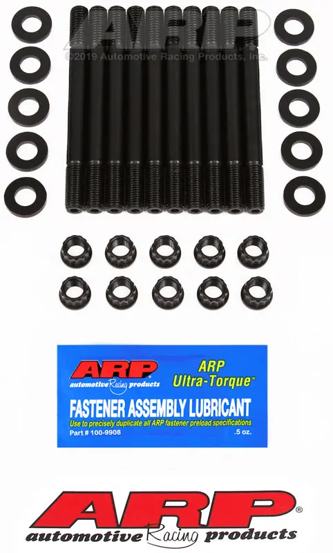 Arp Saturn 1.9L 2-Bolt Main W/ 1/2 Inch Straps Main Stud Kit / Nissan Ka24de Head Stud Kit 1