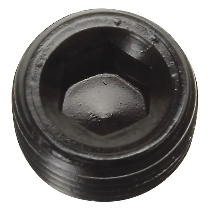 Russell Performance 1/2In Allen Socket Pipe Plug (Black) 1