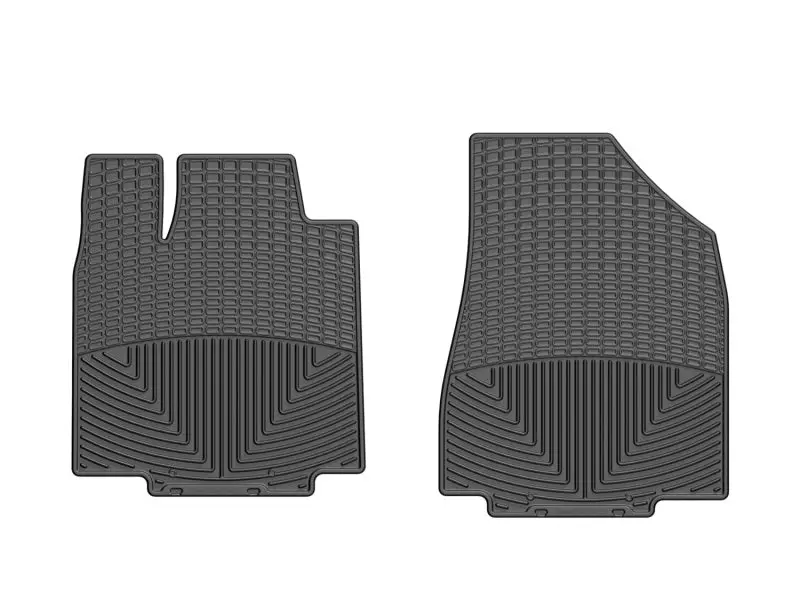 Weathertech 14+ Chevrolet Silverado Front Rubber Mats - Black 1