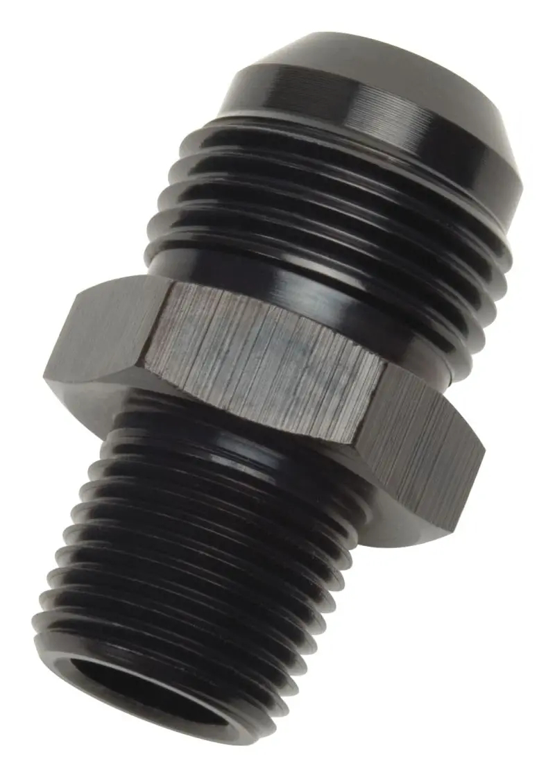 Russell Performance -4 An To 1/8In Npt Straight Flare To Pipe (Black) 1