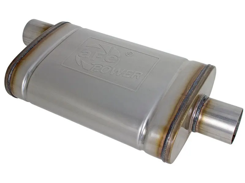 Afe Mach Force-Xp Muffler 2-1/2 In Id Offset/Center X 9 In W X 4 In H X 14 In L - Oval Body 1