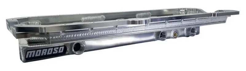 Moroso Toyota 2Jz-Ge/2Jz-Gte W/Three -12An Fittings Dry Sump Aluminum Oil Pan 1