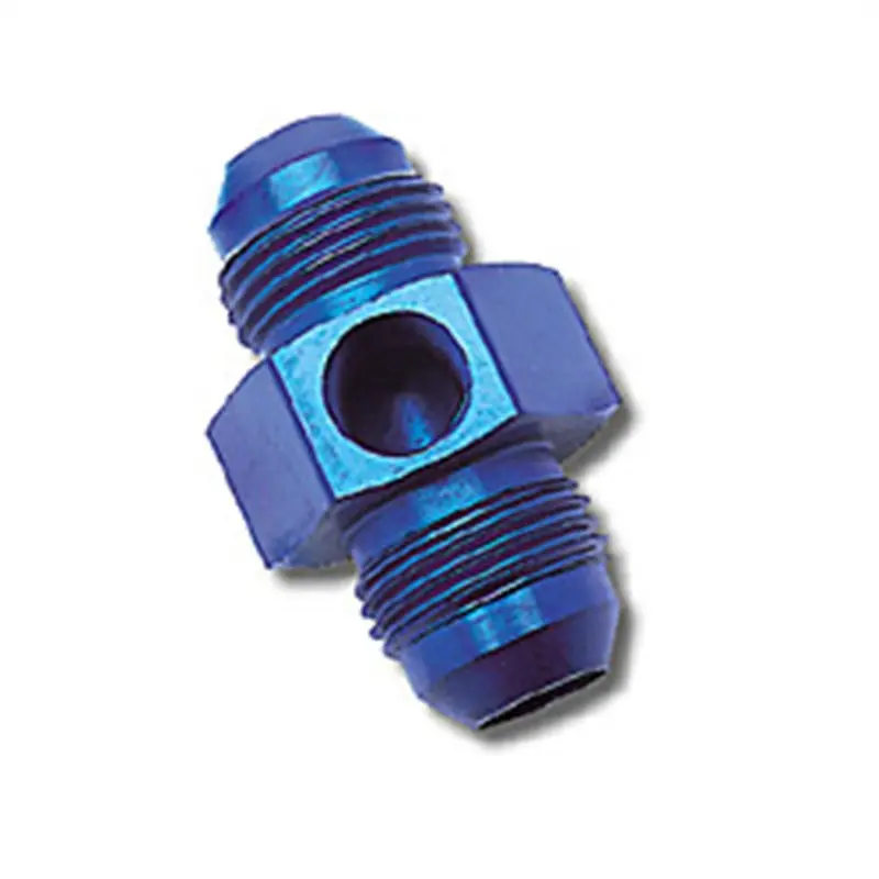 Russell Performance -6 An Fuel Union Pressure Adapter (Blue) 1