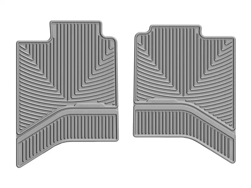 Weathertech 02-14 Dodge Ram 1500 Rear Rubber Mats - Grey 1