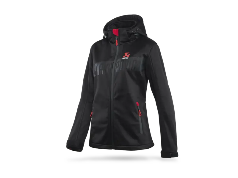 Akrapovic Womens Corpo Softshell Jacket Black - M 1