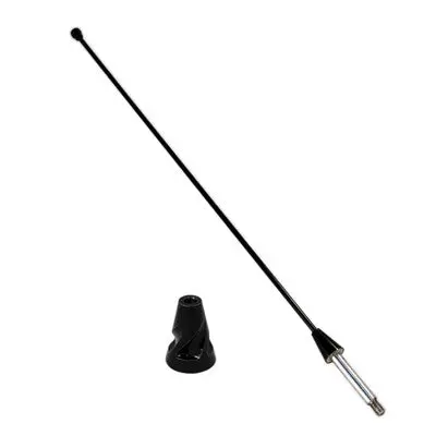 Upr 2010-2014 Ford Mustang Swirl 12 Antenna - Polished 1