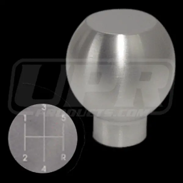 Upr Small Flat Top 5-Speed Logo Shift Knob - Polished 1