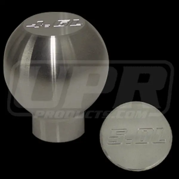 Upr Small Flat Top 4.6 Logo Shift Knob - Satin 1