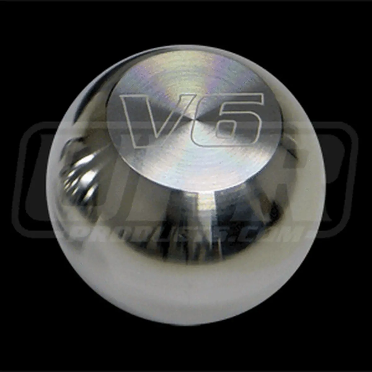 Upr Large Flat Top 6-Speed Logo Shift Knob - Satin 1