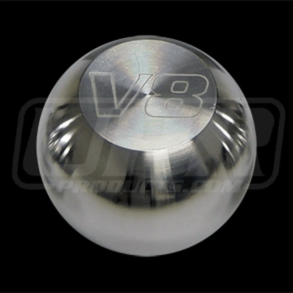 Upr Large Flat Top 6-Speed Logo Shift Knob - Polished/Black/Blu/Red/Silver 1