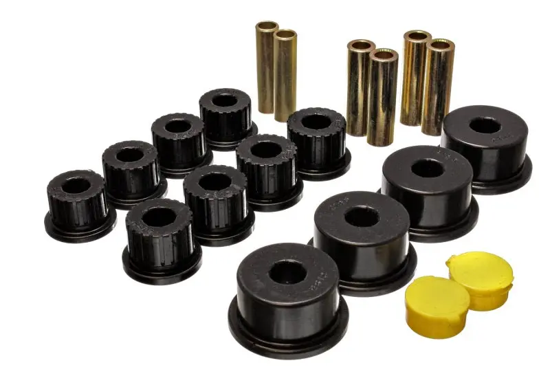 Energy Suspension 94-02 Dodge Ram Black Rear Leaf Spring Bushing Set 1