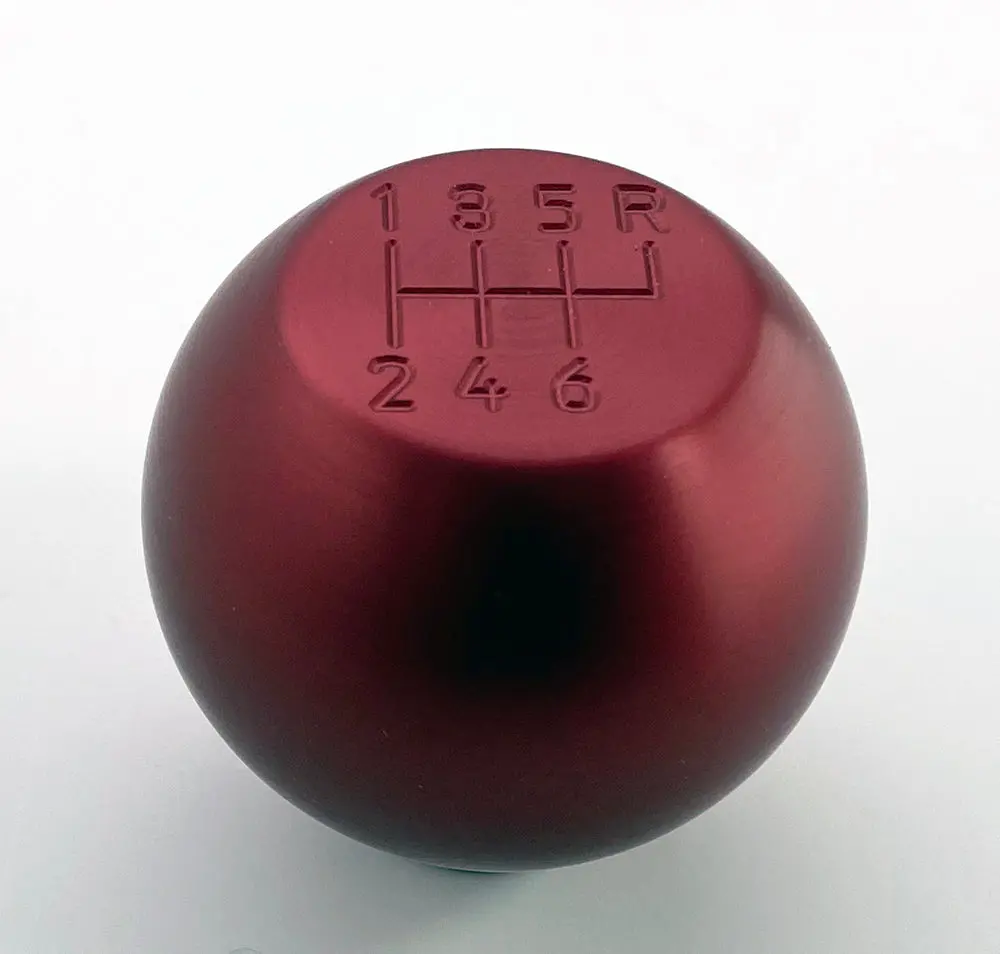 Upr Large Flat Top 4.6 Logo Shift Knob - Satin 1