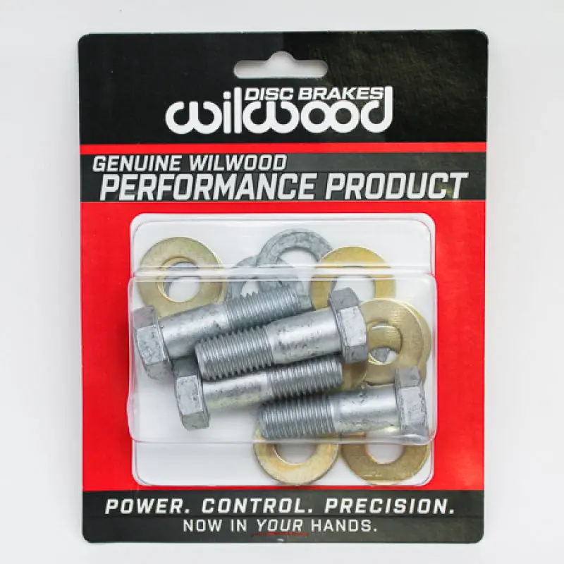 Wilwood Bolt Kit - C5/6 Bracket And Spindle Stepped Shank Bolt Kit 1