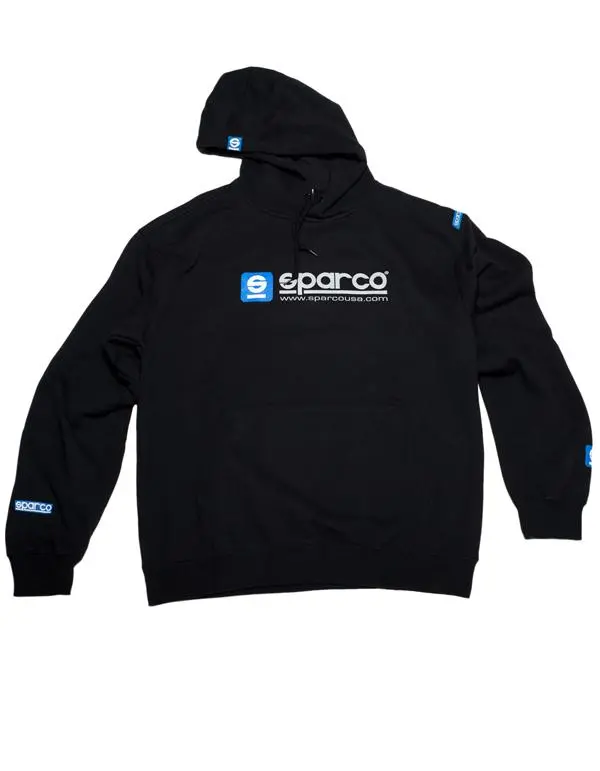 Sparco Sweatshirt Hooded Www Blk Med 1