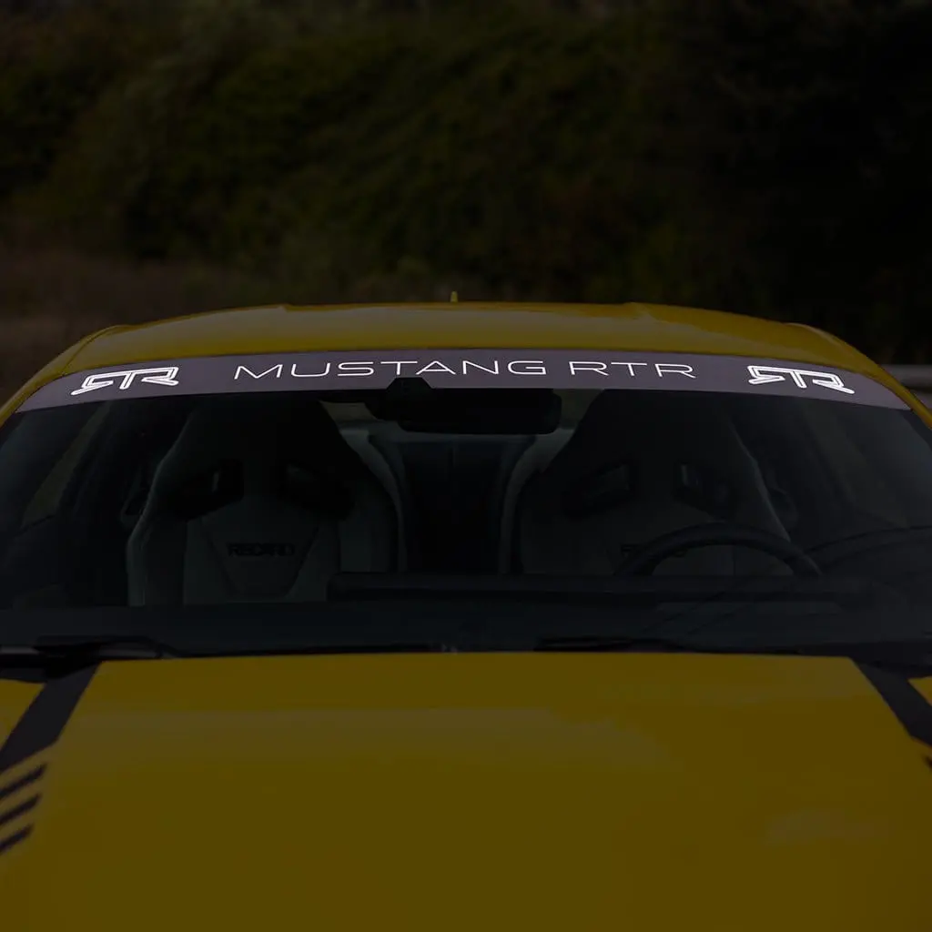 Rtr Windshield Banner - 2024-2026 Ford Mustang 1