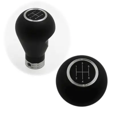 Upr Composite Shift Knob W/ 6-Speed Logo Shift Knob - Satin 1