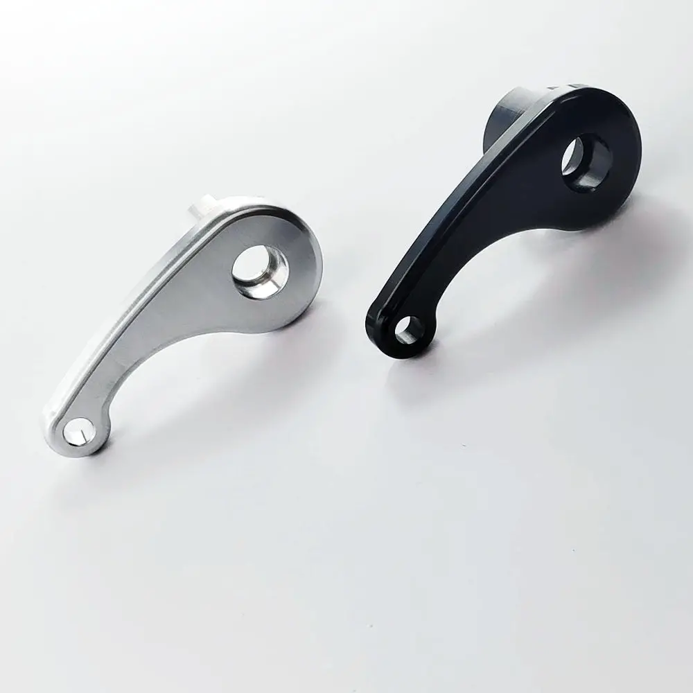 Upr 2015-2024 Ford Mustang Billet Hood Latch Release Lever Dress Up - Satin 1