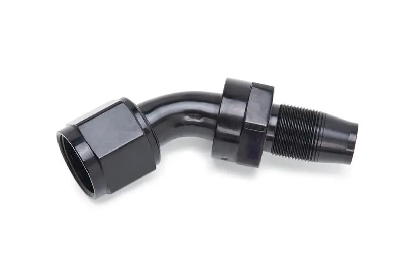 Russell Performance -8 An 45 Degree Hose End Without Socket - Polished And Black 1