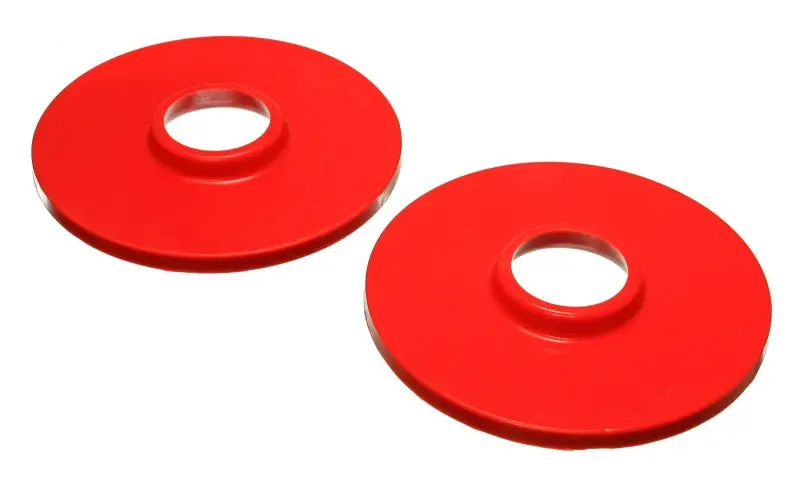 Energy Suspension 97-06 Jeep Wrangler Yj & Tj Red Rear Coil Spring Isolator Set 1