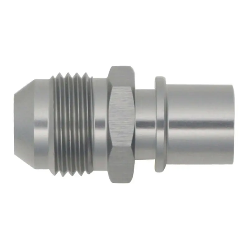 Deatschwerks 8An Male Flare To Toyota Module Quick Connect - Anodized Dw Titanium 1