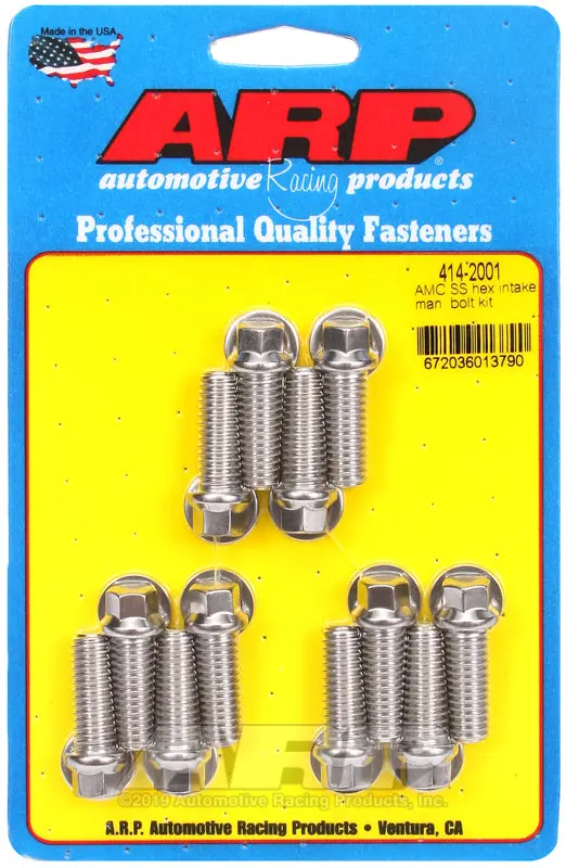 Arp Amc Ss Hex Intake Manifold Bolt Kit 1