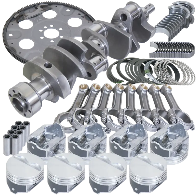 Eagle Chevy 350 1Pc 3.750In Crank 5.700In I-Beam Rods 4.060In Pistons 153 Tooth Fp Balanced Assembly 1
