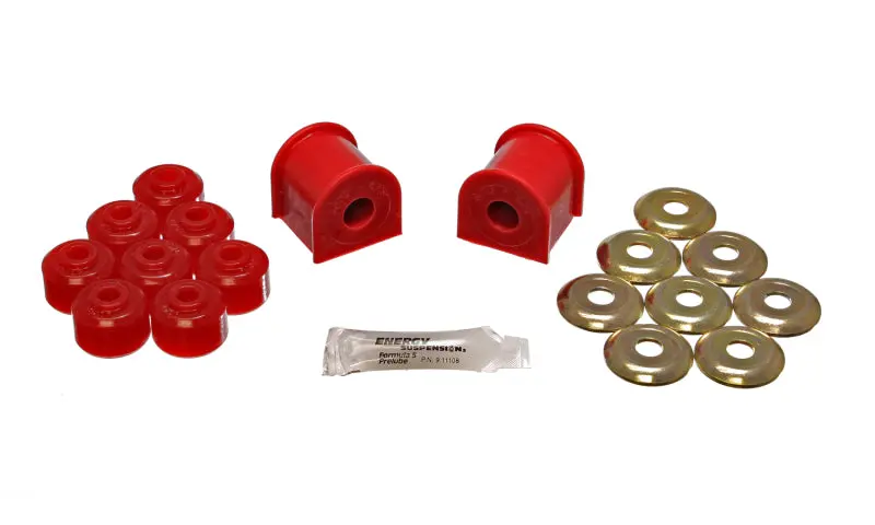 Energy Suspension 93-98 Jeep Grand Cherokee Red Rear Sway Bar Bushing Set 1