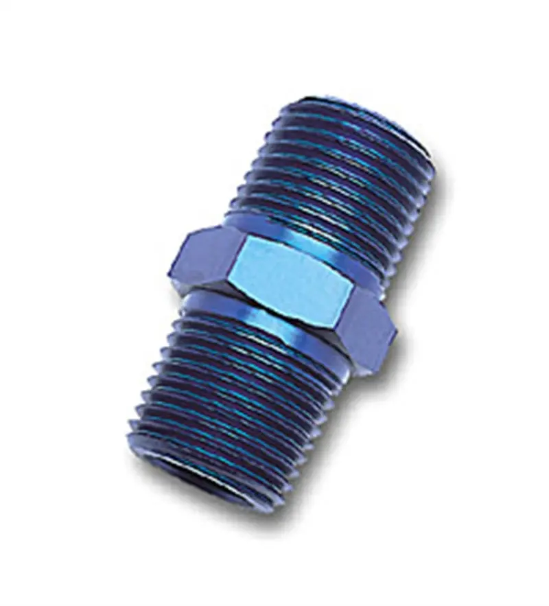 Russell Performance 3/8In Male Pipe Nipple (Blue) 1